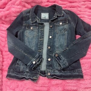Market & Spruce Dark Blue Women’s Jean Jacket